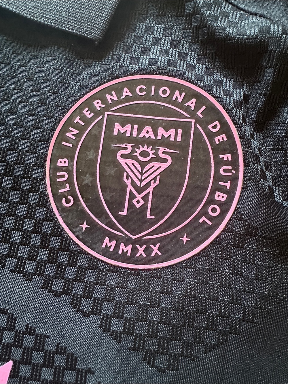 MESSI Jersey Miami Away Black & Pink SIZE SMALL ⚽️ - Picture 4 of 6